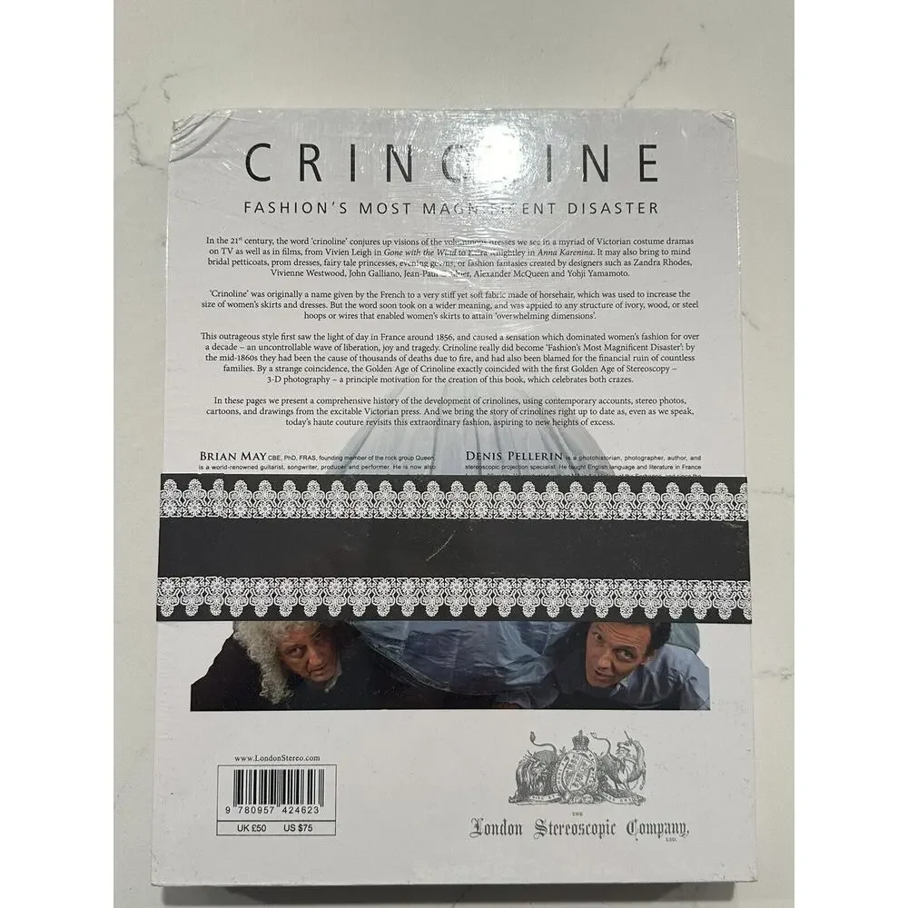 Crinoline Hard Back by Denis Pellerin, Brian May-QUEEN Rare Signed sealed Auto